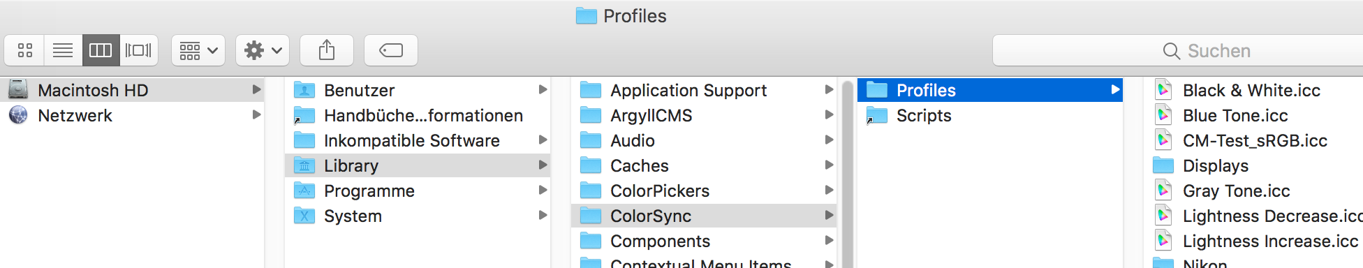 Finder - Profiles