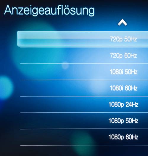 Videoplaver Ausgangssignal